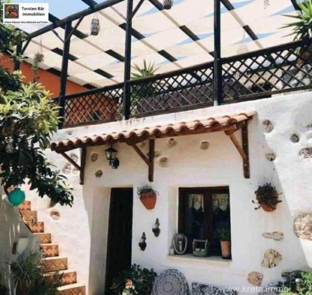 Provarma Kreta, Provarma, renoviertes 200 Jahre altes Anwesen Meerblick 2 Gäste-Studios Haus kaufen